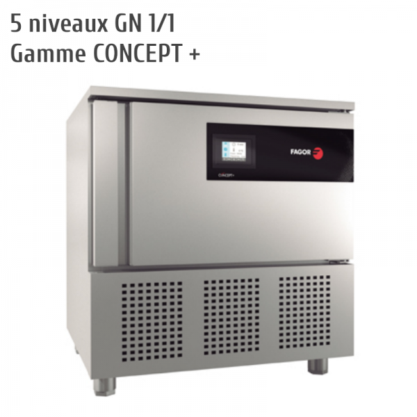 Cellule de refroidissement - surgélation 5 niveaux FAGOR CONCEPT + - cellule mixte