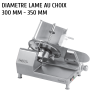 Trancheuse a jambon professionnelle dadaux gravinox 300 - 350 mm