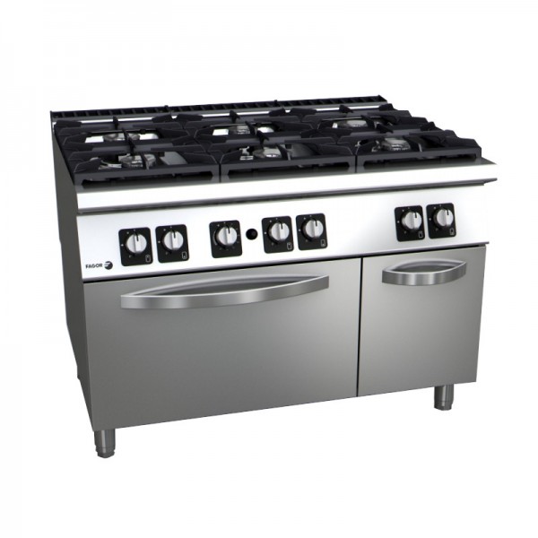 Piano de cuisson four gaz