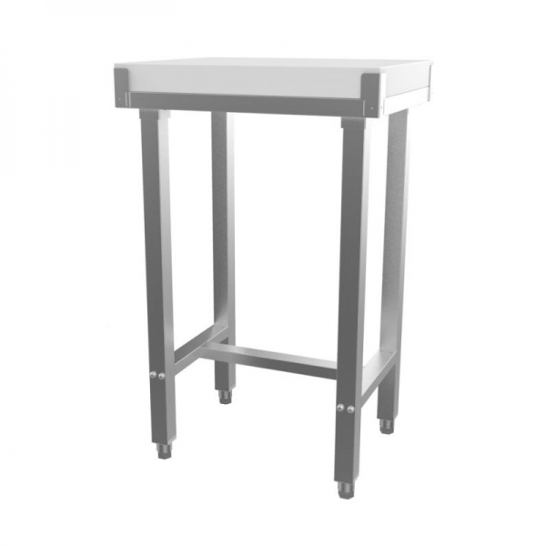 Table de boucherie inox avec bloc billot plastique