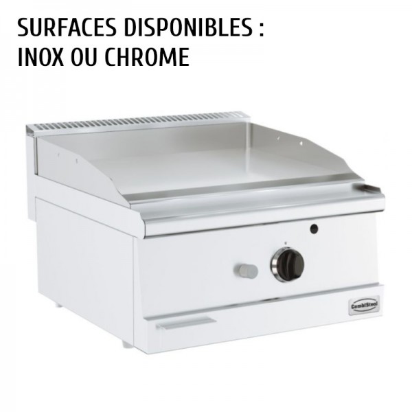 Plaque a snacker gaz inox combisteel