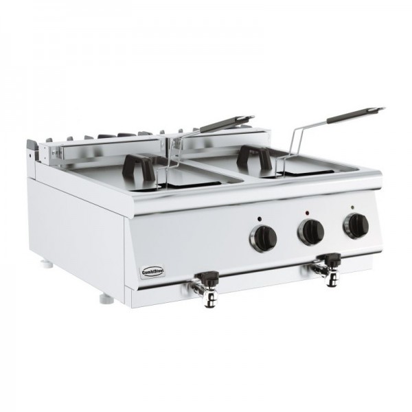 Friteuse 2 bacs 10l | friteuse double bac combisteel