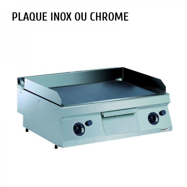 Plancha professionnelle gaz 80 cm combisteel